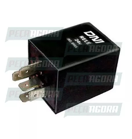 RELE PARADA DE MOTOR MERCEDES BENZ 5 TERMINAIS SEM SUPORTE 24V DNI 0845 (448746)