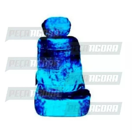 CAPA PELUCIA CHINIL BANCO C/LOGO MB 1938-S SO MOTORISTA GAUCHA AZUL (457634)