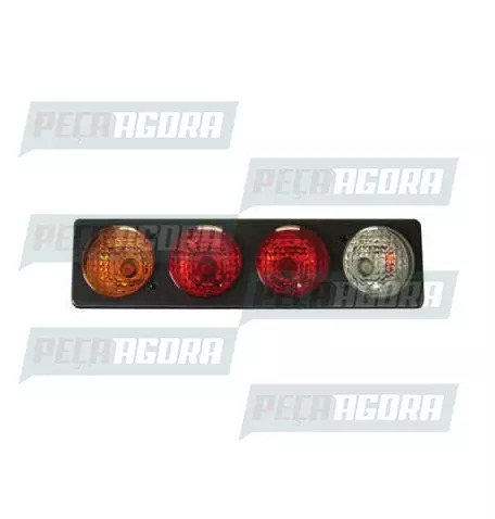 LANTERNA TRASEIRA MERCEDES BENZ 1618 BICUDO HPN BOLHAS PRETA SEM VIGIA.PRADOLUX 