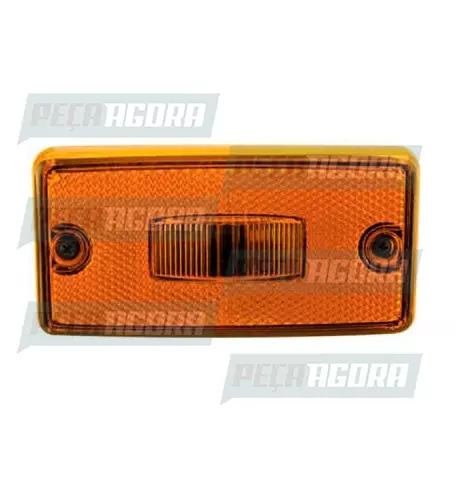 LANTERNA LATERAL FACCHINI RETANGULAR LED SOQUETE EXTERNO AM PL0606 PRADOLUX (443