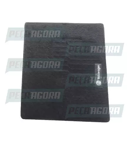 TAPETE CARPETE S/LOGO VW 50X60 CARONA CINZA PREMIUM (459553)