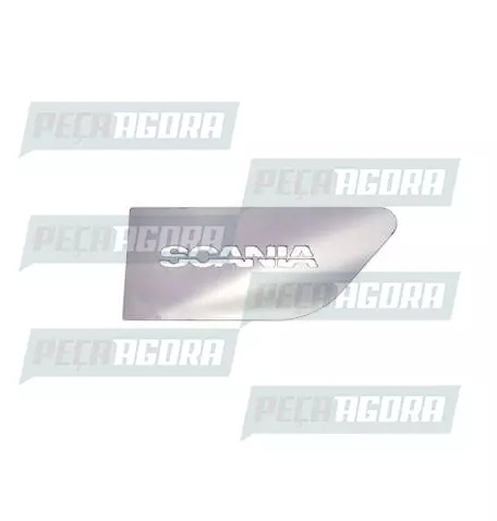 PAR APLIQUE PARALAMA TRASEIRO CABINE INOX PARA SCANIA 98... AMIL (454502)