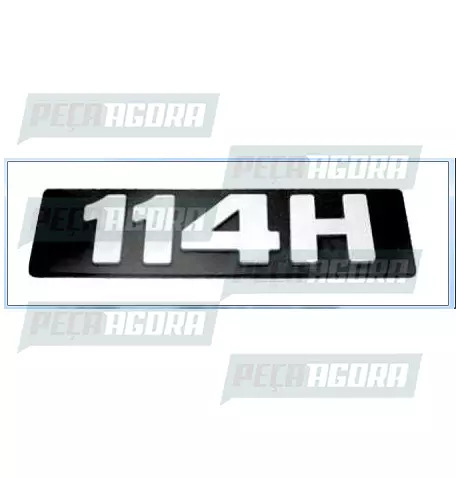 EMBLEMA PLASTICO GRADE ORIGINAL PARA SCANIA 114 ''114H'' (13903091)