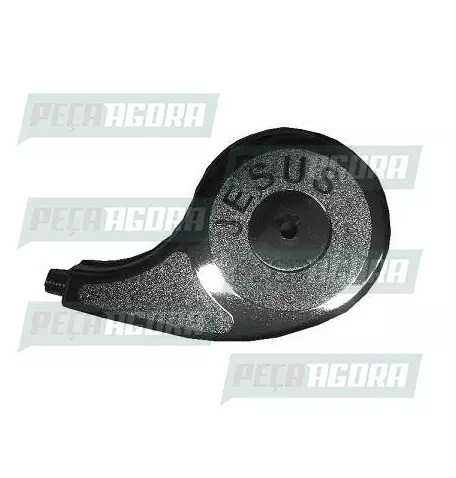 CALOTINHA CROMADA PLASTICA JESUS DIREITO  RODOAR (452275)