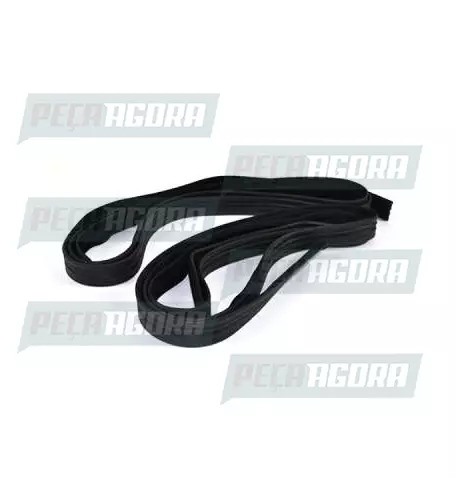 CANALETA VIDRO MERCEDES BENZ 709/1618 BICUDO SEM PESTANA (2 PECAS) TIPO ORIGINAL