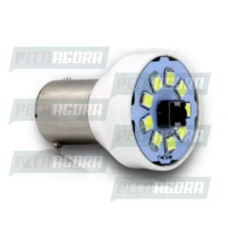 PAR LAMPADA IMPORTADA LED 1141 12V 09 LEDS BRANCO 3 EFEITOS (453449)