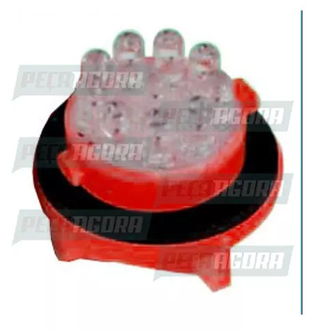 LAMPADA IMPORTADA LED 1141 24V 10 LEDS VERMELHA SOQUELED (UNIDADE) (439350)