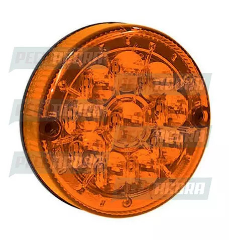 LANTERNA TRASEIRA RANDON COM 10 LEDS 12V PS AMARELA PRADOLUX PL0796 (451431)