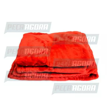 CAPA PELUCIA CHINIL SOFA INDIV.C/LOGO FORD CARGO MOTORISTA/CARONA GAUCHA VERMELH