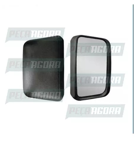 ESPELHO PARA SCANIA 124 ESQUERDO SEM BRACO COM DESEMBACADOR SEM AUXILIAR FABBOF 