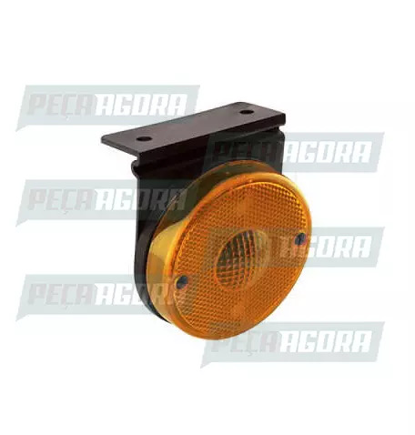 LANTERNA LATERAL RANDON 2000 LED BIVOLT COM SUPORTE SOQUETE EXTERNO -AM.PRADOLUX