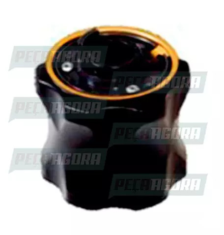 CUBO DO VOLANTE CARBONO/CROMO VOLKSWAGEN CONSTELLATION (424689)