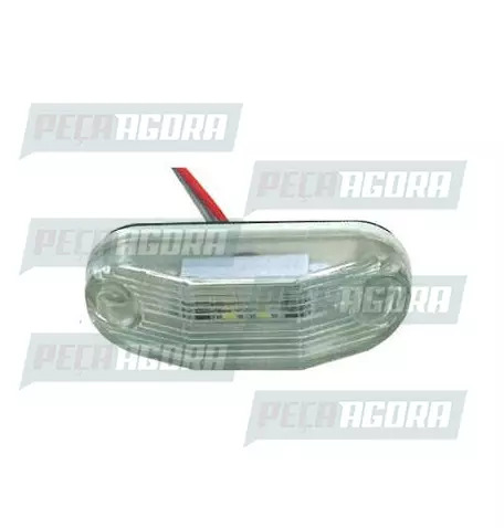 LANTERNA PLACA/DELIMITADORA COM LED ACRILICO ONIBUS - CR PL1322 PRADOLUX (454865