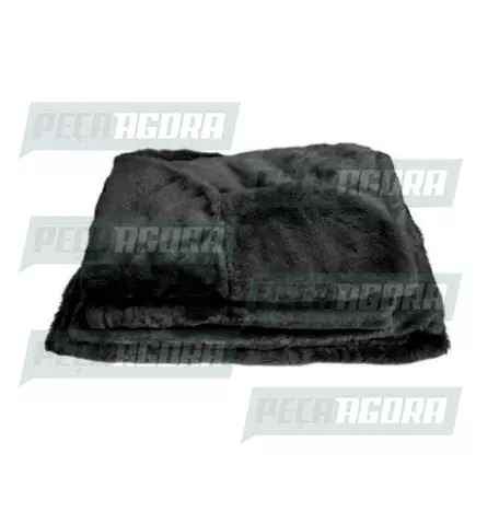 CAPA PELUCIA CHINIL BANCO S/LOGO FORD CARGO 2011... SO CARONA GAUCHA PRETA (4570