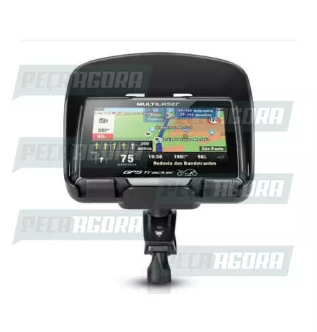 NAVEGADOR GPS TRACKER P/MOTO 4.3'' PRETO - GP040 (453962)