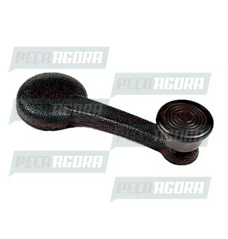 MANIVELA VIDRO VOLKSWAGEN CAMINHAO 71/77 PLASTICA PRETA MARZU (1138375816)