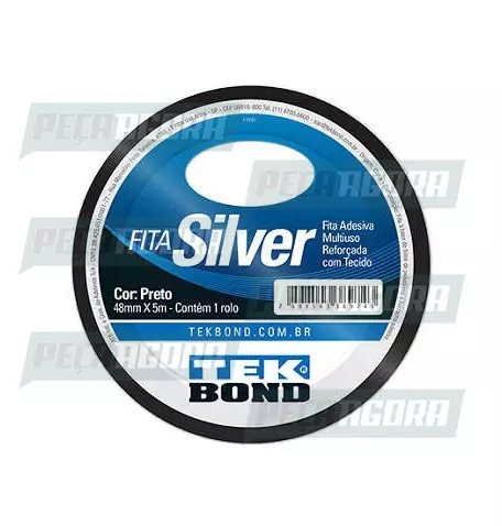 FITA SILVER PRETA 48MMX5M (458732)