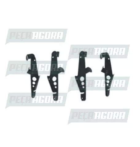 SUPORTE TAPA-SOL VOLVO FH/NH TETO BAIXO ATE 2009 KIT FABBOF (444189)