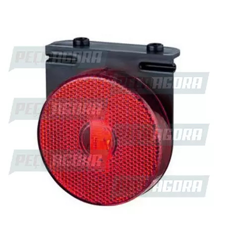 LANTERNA LATERAL GUERRA LED BIVOLT COM SUPORTE MOVEL BASE COM PARAFUSO 88MM -VM.