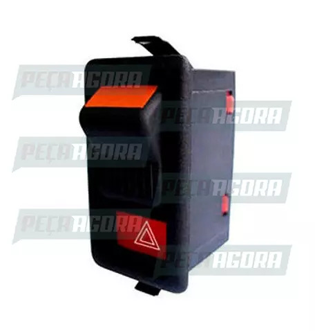 INTERRUPTOR LUZ EMERGENCIA CARGO/F1000/F4000 12V 7 TERM.DNI 2166 (88HU13A350AA.)