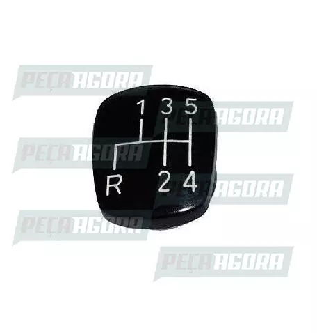TAMPINHA BOLA CAMBIO PUNHO 05 MARCHAS MERCEDES BENZ/ATEGO/AXOR/ACTROS PRETO RE T