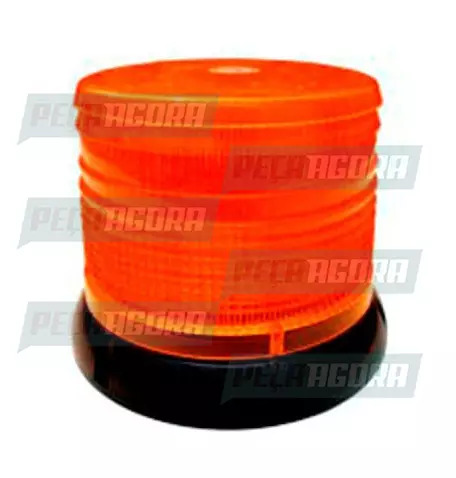 SINALIZADOR ''GIROFLEX'' DUPLA FUNCAO AM BIVOLT 100 LEDS ROTATIVO MAGNETICO DNI 