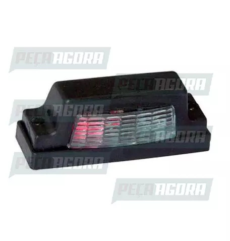 LANTERNA PLACA UNIVERSAL - PRETO CR PRADOLUX PL0544 (442898)