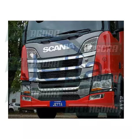 APLIQUE GRADE PARA SCANIA NOVA GERACAO INOX JETTA (459777)