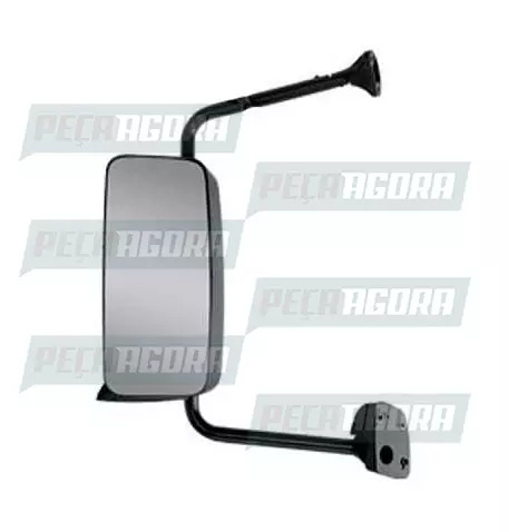 ESPELHO MB AXOR/ATEGO 2007 ESQUERDO COM BRACO COM DESEMBACADOR SEM AUX.SIST.ELET