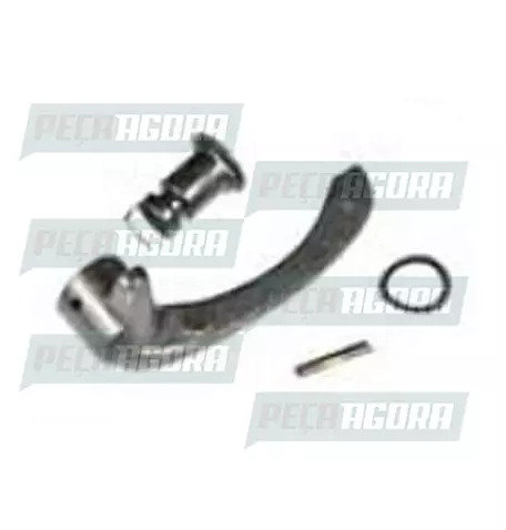 TRINCO QUEBRA-VENTO MERCEDES BENZ 1113 ESQUERDO (KIT)CROMADO BRIM (A3447257079)