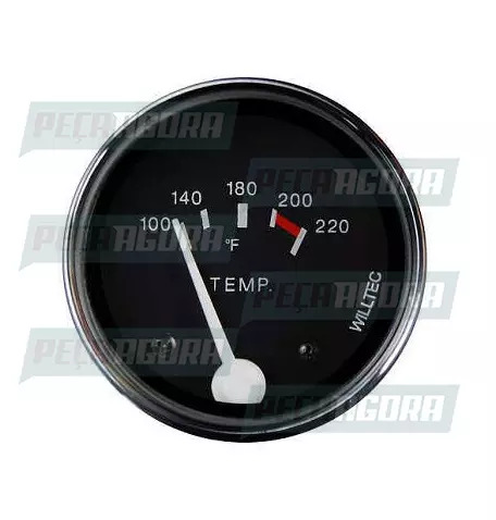 RELOGIO UNIVERSAL TERMOMETRO MECANICO DA AGUA 52MM 100-220F CROMADO (455879)