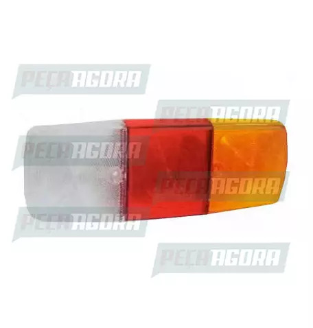 LENTE TRASEIRA MERCEDES BENZ 1313 TRICOLOR PRADOLUX PL0787 (454044)