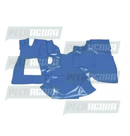 TAPETE VINIL VOLVO VM 220/270/330 CABINE DUPLA 2014 AUTOMATICO COM CAPU AZ (4442