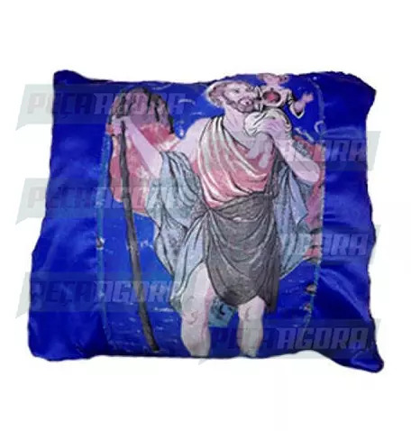 ALMOFADA CETIM 45X45/50X40/50X50 SAO CRISTOVAO AZ S/FRANJA SHANTUNG/JACARD/CREPE