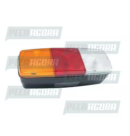 LANTERNA TRASEIRA MERCEDES BENZ 1313 COM VIGIA PRADOLUX TRICOLOR PL0786 (454043)
