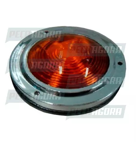 LANTERNA LATERAL CARRETA SOQUETE EXTERNO CROMADA - AM SINALSUL 1117 (422122)