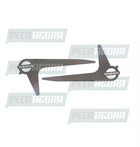 PAR CAPA MACANETA ASA DELTA VOLVO FH 2014 INOX FABBOF (459463)