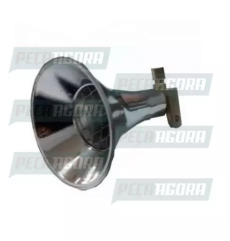 BUZINA A AR PLASTICA 01 CORNETA CROMADA SEM VALVULA TIPO ROCAM (453555)