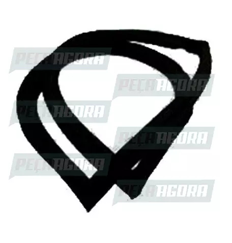 BORRACHA VIDRO LATERAL MERCEDES BENZ 1625/1934/1941 BICUDO JANELA UNIFLEX (38467