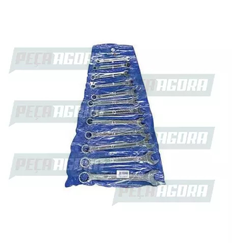 CHAVE COMBINADA JOGO 10 PECAS (6-22MM) (440362)