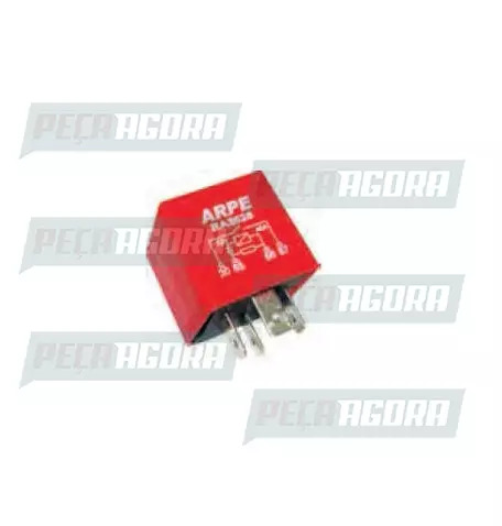 RELE AUXILIAR P/ACESS. DIVERSOS FORD 4 TERMINAIS SEM SUPORTE 40A 12V ARPE (32590