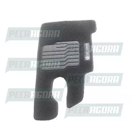 TAPETE CARPETE ORIGINAL MODELADO C/LOGO VW DELIVERY MOTORISTA CINZA PREMIUM (459