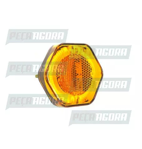 LANTERNA LATERAL CARRETA UNIVERSAL SEM SUPORTE FLEXIVEL 02 LEDS - AM SINALSUL 20