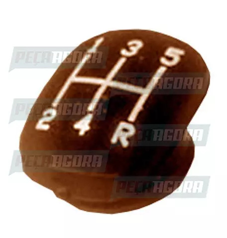 TAMPINHA BOLA CAMBIO PUNHO 05 MARCHAS MERCEDES BENZ/ATEGO/AXOR/ACTROS MARROM (44