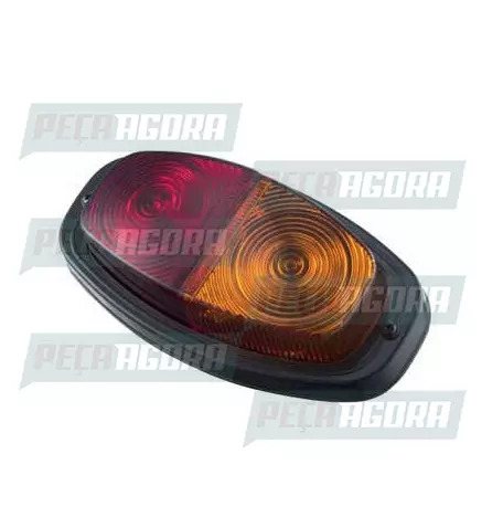 LANTERNA TRASEIRA CANOA ANTIGO PEQUENA - BICOLOR 12V IVA (456531)