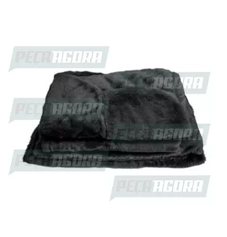 CAPA PELUCIA CHINIL BANCO S/LOGO VOLVO FH CARONA ATE 2009 GAUCHA PRETA (447077)