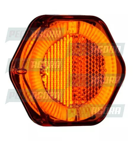 LANTERNA LATERAL CARRETA UNIVERSAL SAIDA FIOS BIVOLT LED AM - 2052AM SINALSUL (4