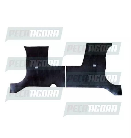 TAPETE BORRACHA MERCEDES BENZ 1113/1114 JOGO 2 PECAS (441141)