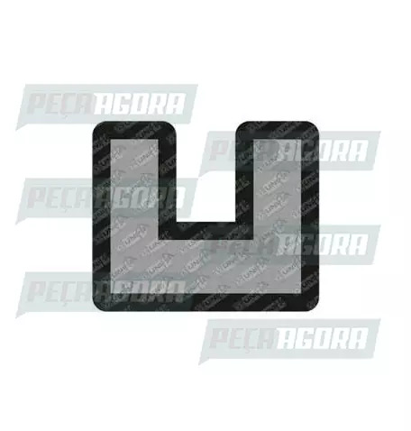 CANALETA VIDRO TOYOTA BANDEIRANTES ...84 NYLON UNIVEL (442754)