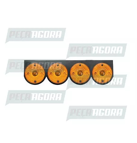 LANTERNA TRASEIRA 04 LENTES COM SUPORTE - AM PL0140 (459017)